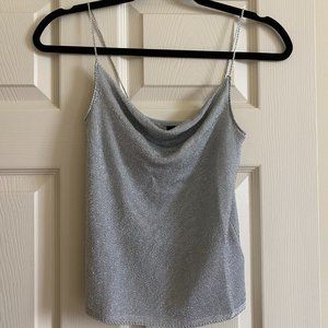 Topshop silver tank